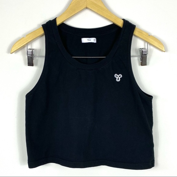 TNA Black Lizzy Cropped Muscle Tank